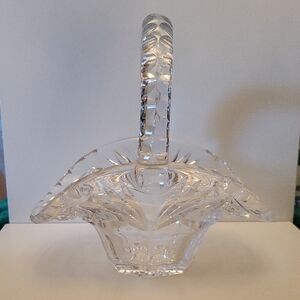 Vintage Elegant Crystal Basket